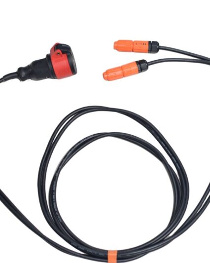 CORDON 3M 2X4 MM² AVEC PRISE MALE